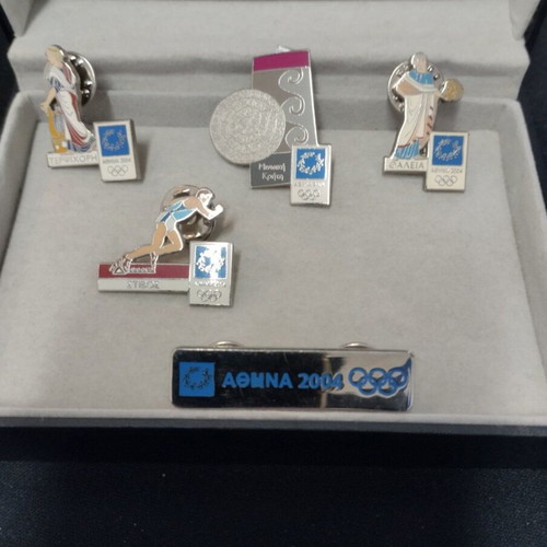 Athens 2004 Olympic Games pins new, set of 5