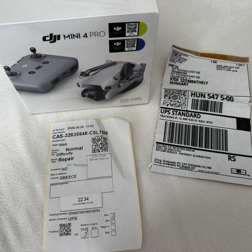 DJI Mini 4 Pro drone new with official DJI service and two batteries