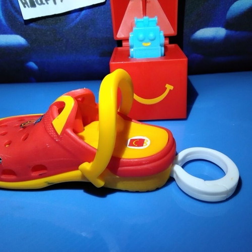 Happy Meal McDonald's Crocs and Lil McDonald's keychains like new