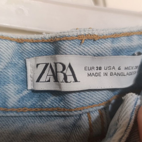 Zara denim shorts new, size 38, blue