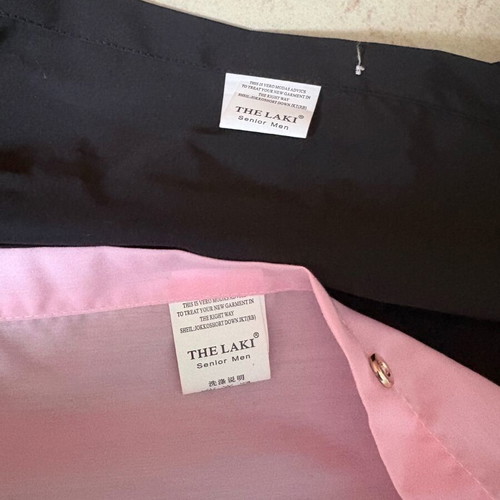 The Laki short-sleeve shirts new with tags, pack of 2, black and pink, XL fit