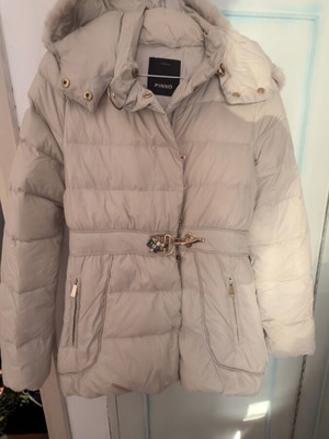 Pinko jacket like new, beige, down-filled