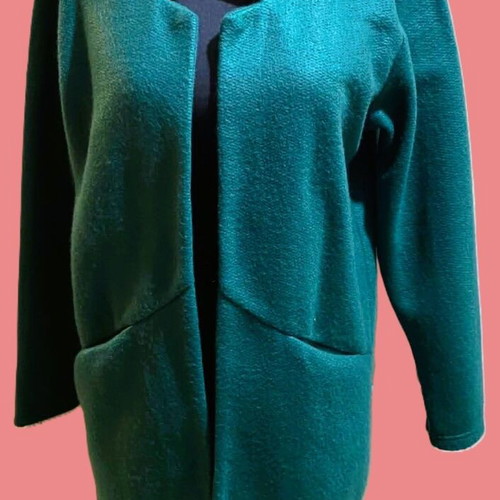 N "S" coat new, turquoise, comfortable fit for S and M