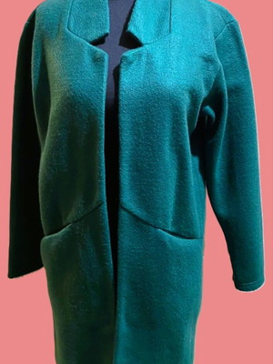 N "S" coat new, turquoise, comfortable fit for S and M