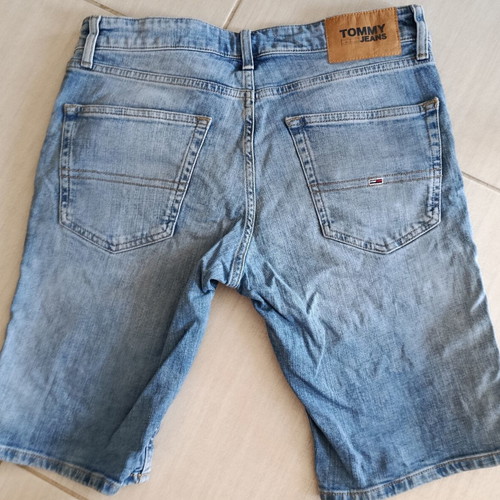 Tommy Jeans men's denim bermuda shorts like new, size 29, blue