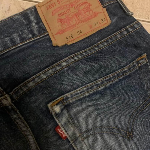 Levi's jeans bootcut flare like new, blue, size M