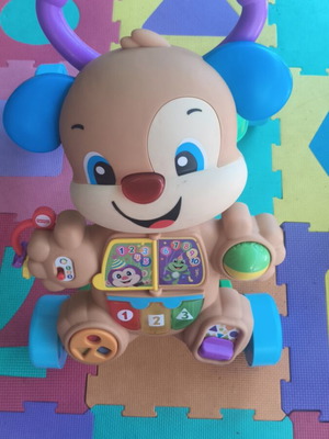 Fisher Price Laugh and Learn puppy walker used, with batteries