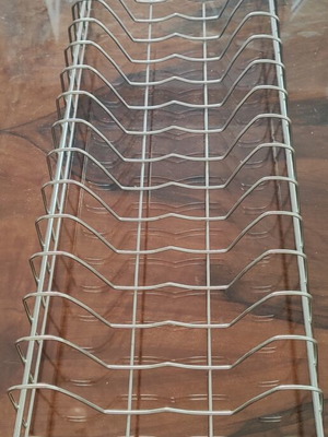 Metal cabinet plate rack, 90cm