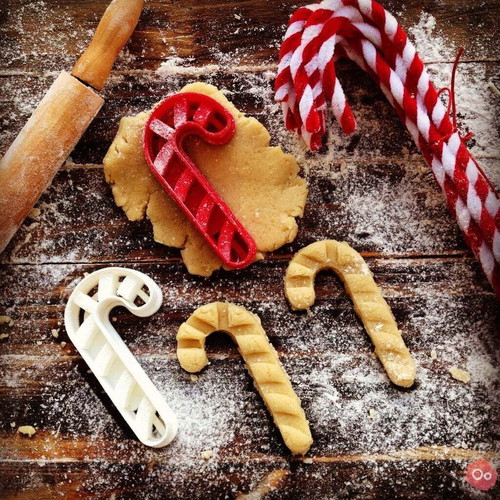 Candy cane cookie cutter made to order, PETG