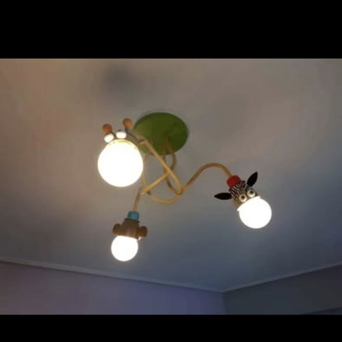 GloboStar Zoo Kids Hanging Light Multicolor 80x39cm like new