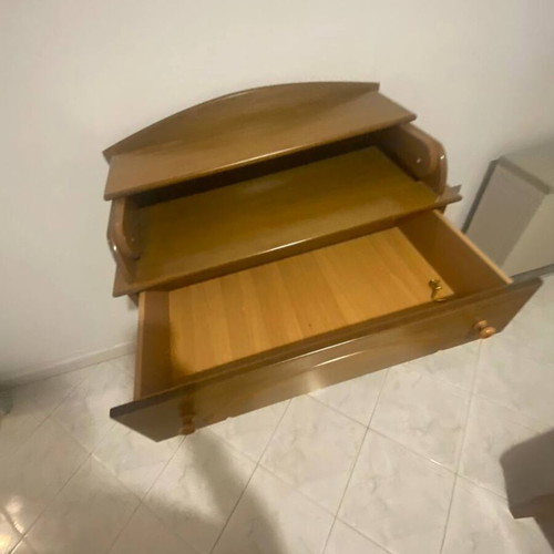 Dresser like new, baby changing table with removable wooden top