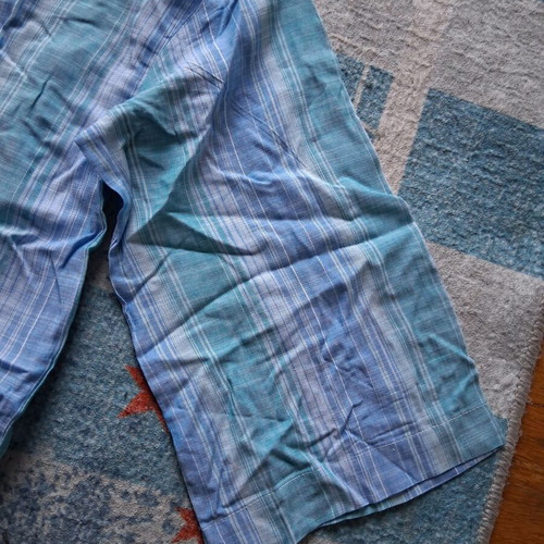 Collin's summer shirt new, size Small, blue striped