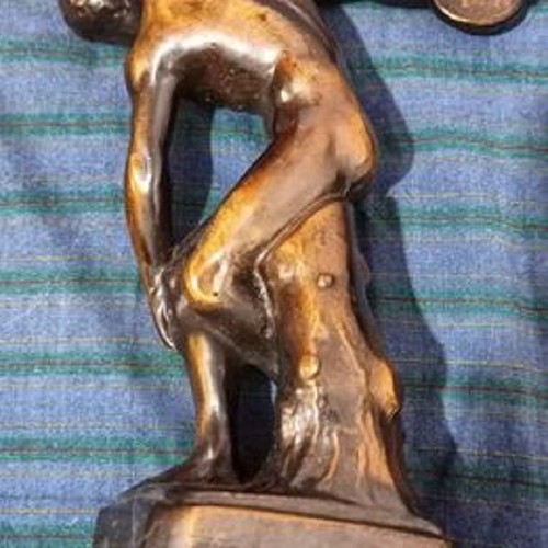 Bronze Discobolus 19 cm new