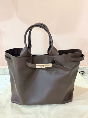 Longchamp shoulder bag brown leather like new