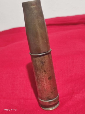 Συλλεκτικός αυτοσχέδιος αναπτήρας μεταχειρισμένος από κάλυκα φυσιγγίου 20 χιλιοστών