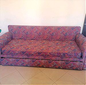 Καναπές 4θέσιος - διπλό κρεβάτι με μηχανισμό
