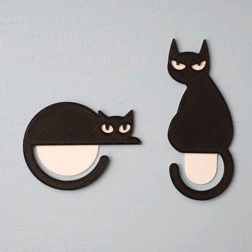 Cat bookmarks new, set of 2 pieces