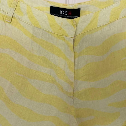 Vintage Iceberg linen shorts yellow size XS used