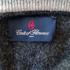 Ανδρικό ιταλικό πουλόβερ με κασμίρ Conte of Florence