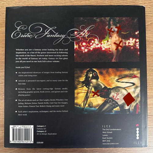 Erotic Fantasy Art art book like new