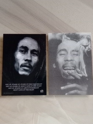 Κάρτες Bob Marley καινούργιες, σετ 2 τεμαχίων 10x15 εκ