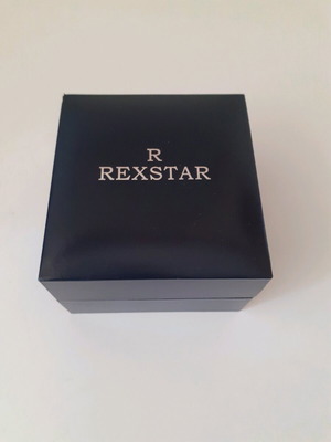 Ρολόι χειρός Rexstar ανδρικό καινούργιο ασημί