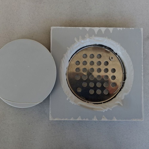 Stainless steel floor drain new 15x15cm with odor prevention cover