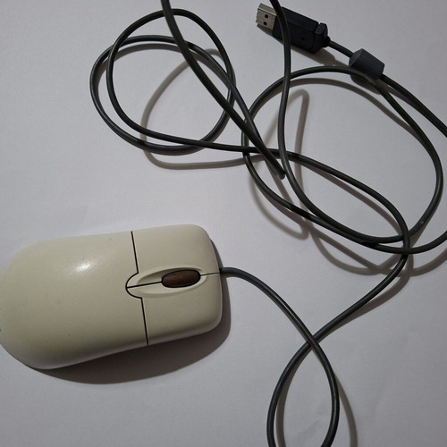 Microsoft Wheel Mouse Optical 1.1A used USB and PS/2 compatible