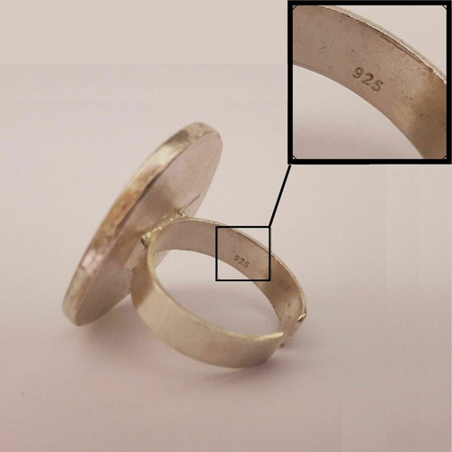 Singing Fish ring silver 925, new, handmade