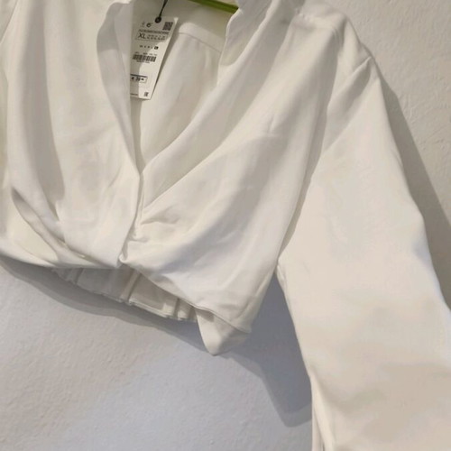 Zara top and skirt new, white set