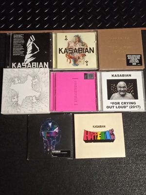 Kasabian CD collection used, pack of 8 albums with 3 limited editions