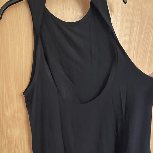 SugarFree black sleeveless shirt like new, size M