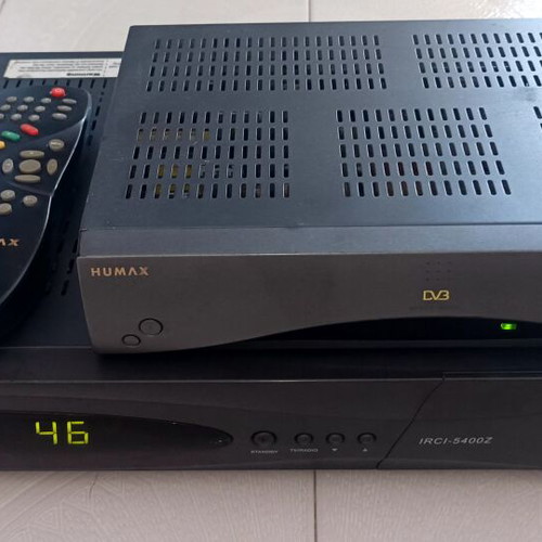 Humax IRCI-5400Z satellite receiver with Humax F1-FOX gift and remote control