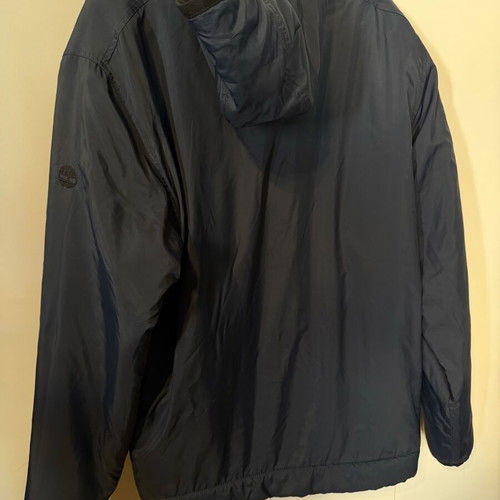 Timberland men's blue reversible jacket size Medium like new