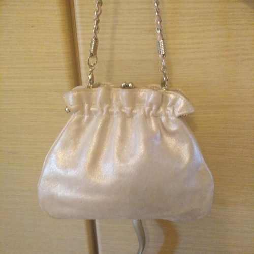 Bournazos handbag like new, soft pink color