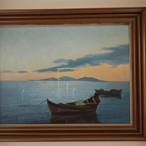 Handmade oil paintings by Savvas Christodoulou like new