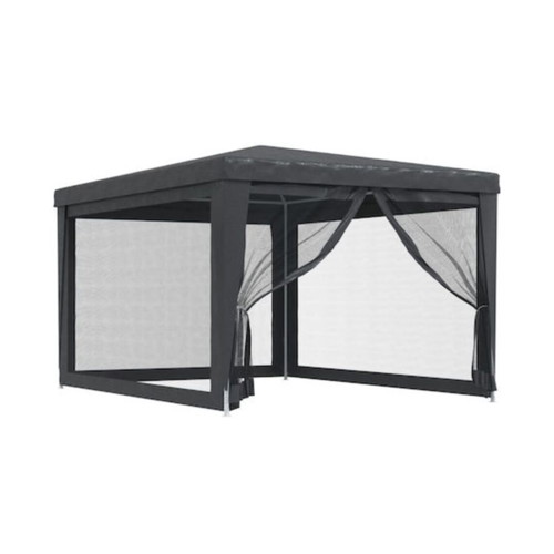 vidaXL Folding Garden Gazebo Anthracite 3x4m