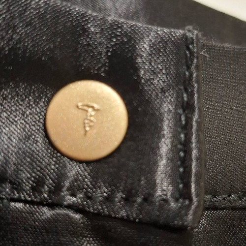 Y2K Trussardi Black Straight Pants Mid Rise Size 44 New