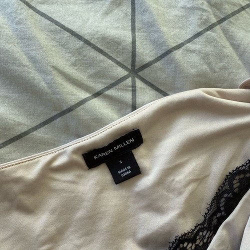 Karen Millen Sexy Bodysuit like new, beige, size S