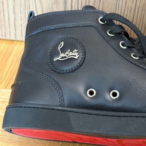 Christian Louboutin sneakers used, black, size 41 with spikes