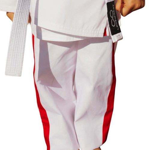 Legendary Karate Suit with White and Red Stripe New