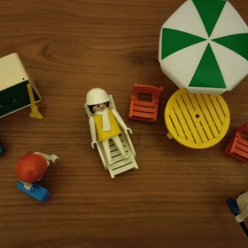 Playmobil Vintage 1974 Barbecue Set like new