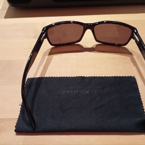 Emporio Armani sunglasses used, brown lens, size S, with case and cloth