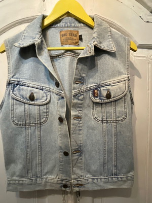 Jean vest Big Star used, size large