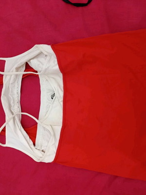 Women's blouse used with inner bustier, size M