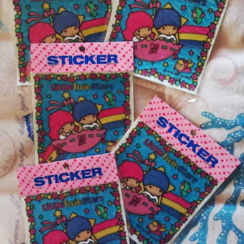 Vintage Sanrio Little Twin Stars stickers NOS 1987