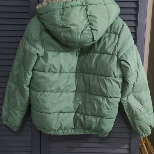 Benetton Kids Winter Jacket Size 140 Used, Green