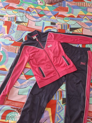 Everlast tracksuit for girls 158 cm, pink and dark blue