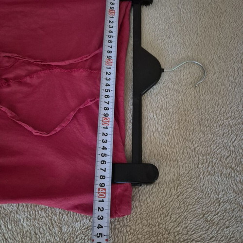 Linen skirt in red, like new, size XL 42 14