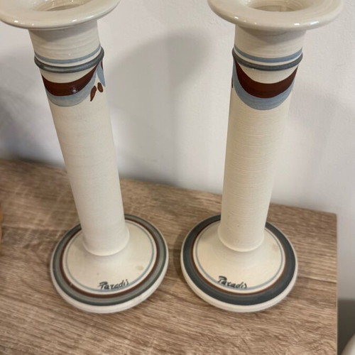 Paradise candlesticks used, set of 2